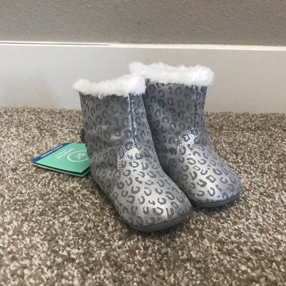Surprize by stride rite silver boots - Picture 1 of 1